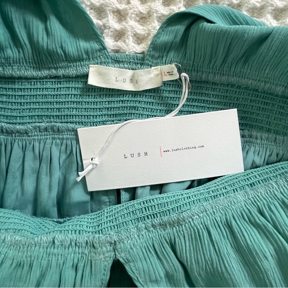 SALE!!Beautiful sky Teal Maxi Dress by Lush NWT! - Picture 5 of 6